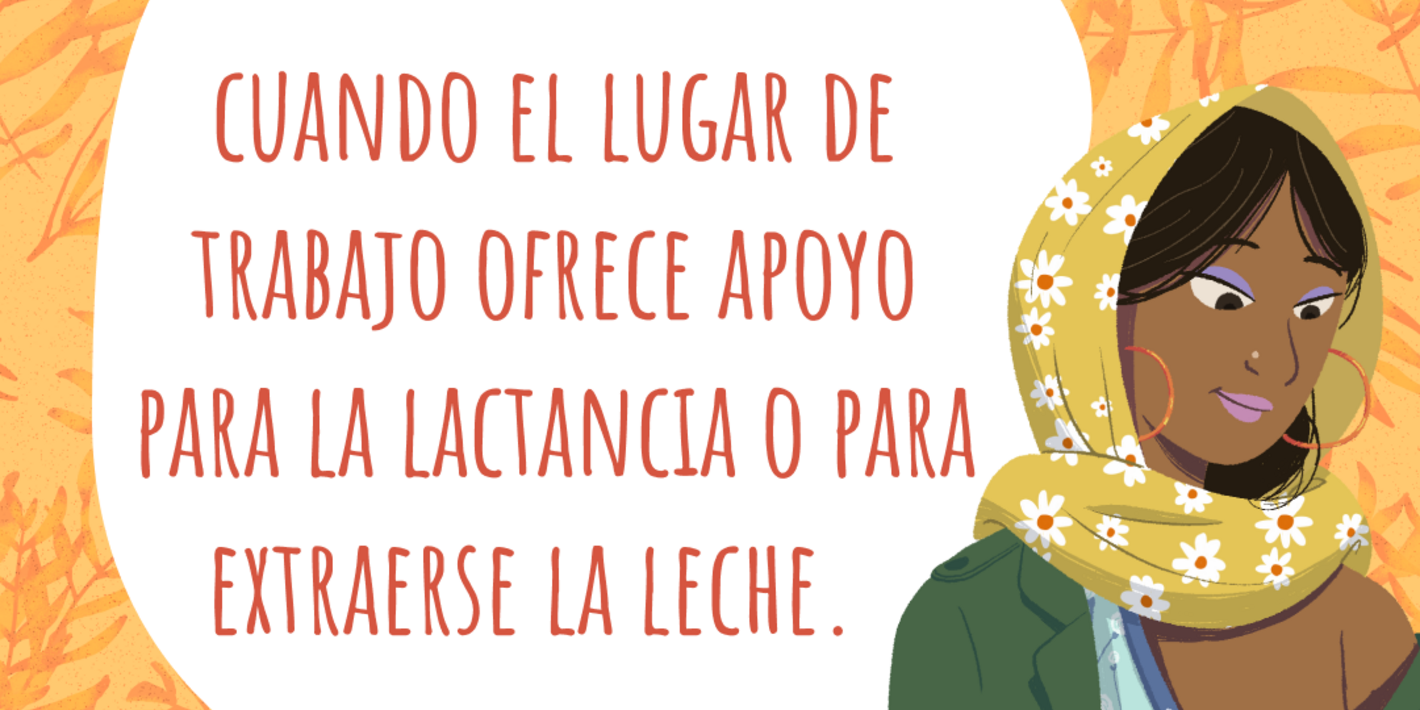 Tarjeta: Amamantar es más fácil cuando el lugar de trabajo ofrece apoyo