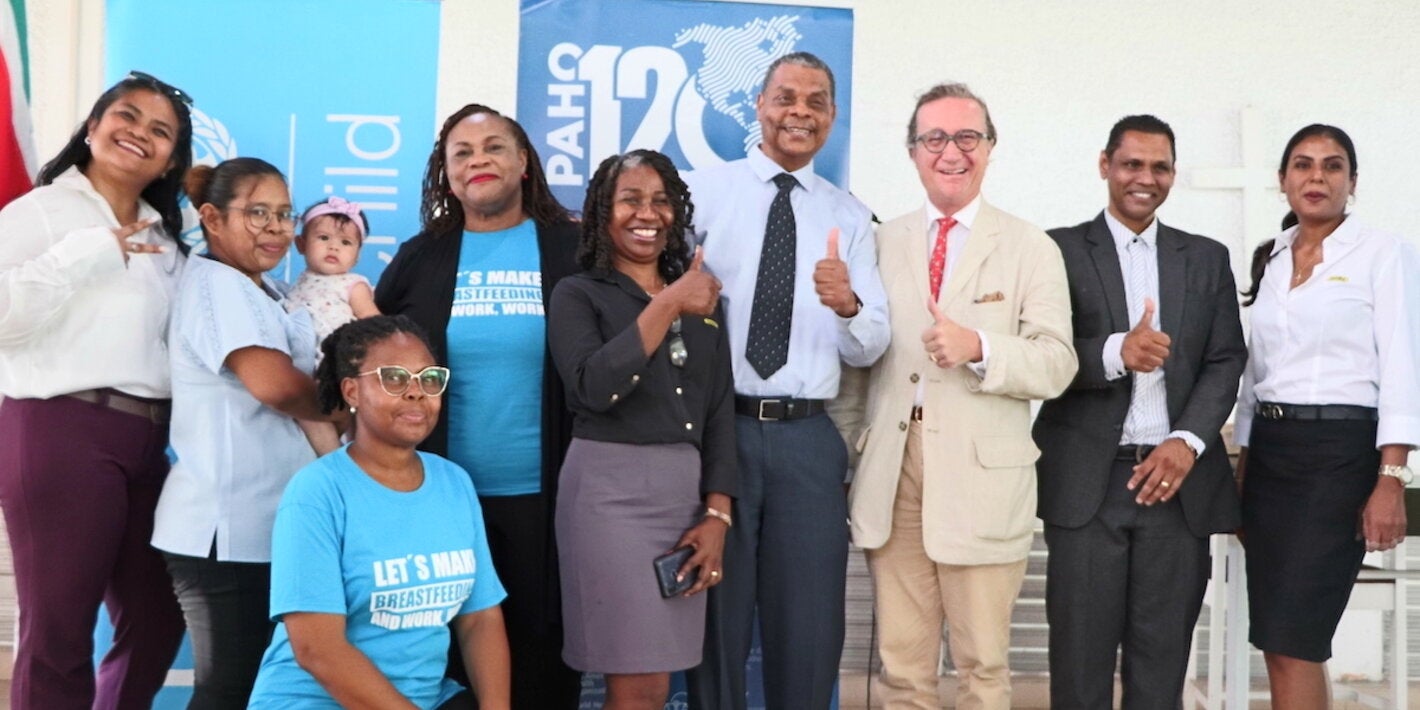 World Breastfeeding Week Commences in Suriname: Let’s make breastfeeding and work, work!