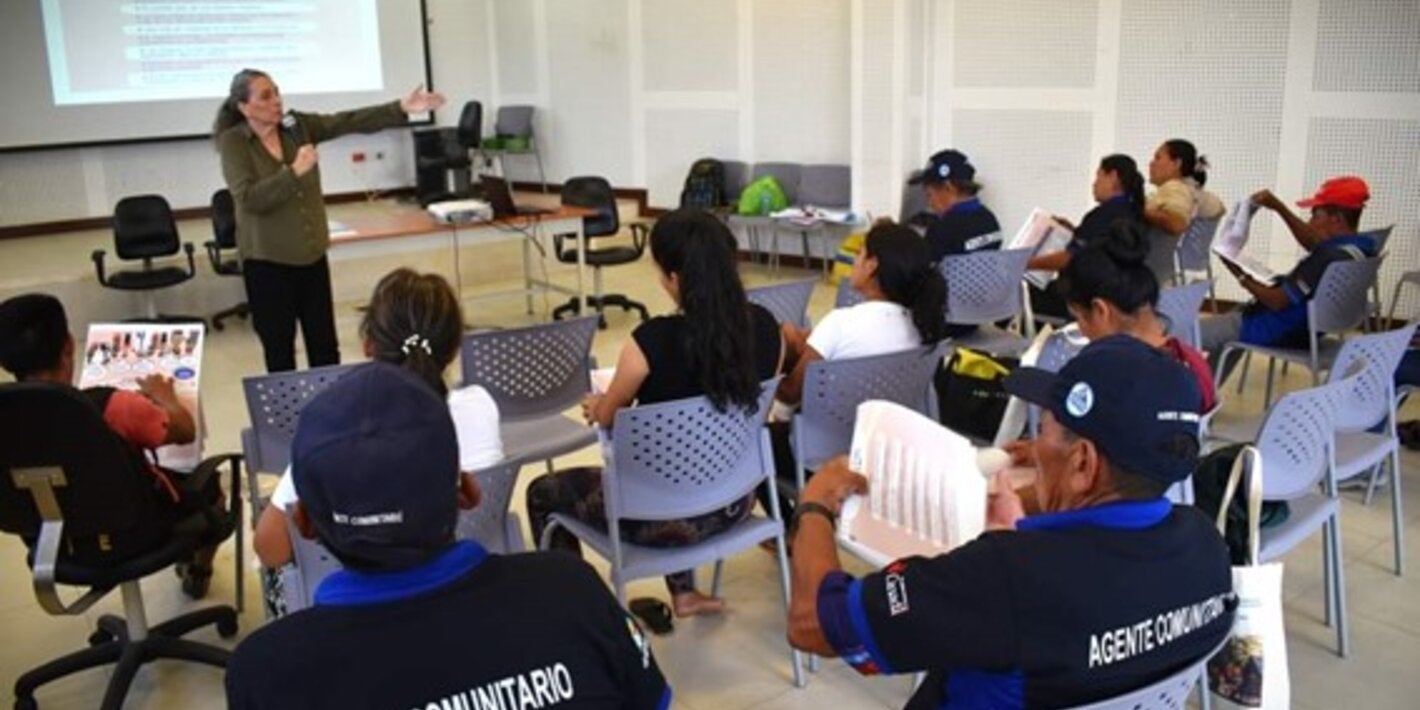 Taller para agentes comunitarios