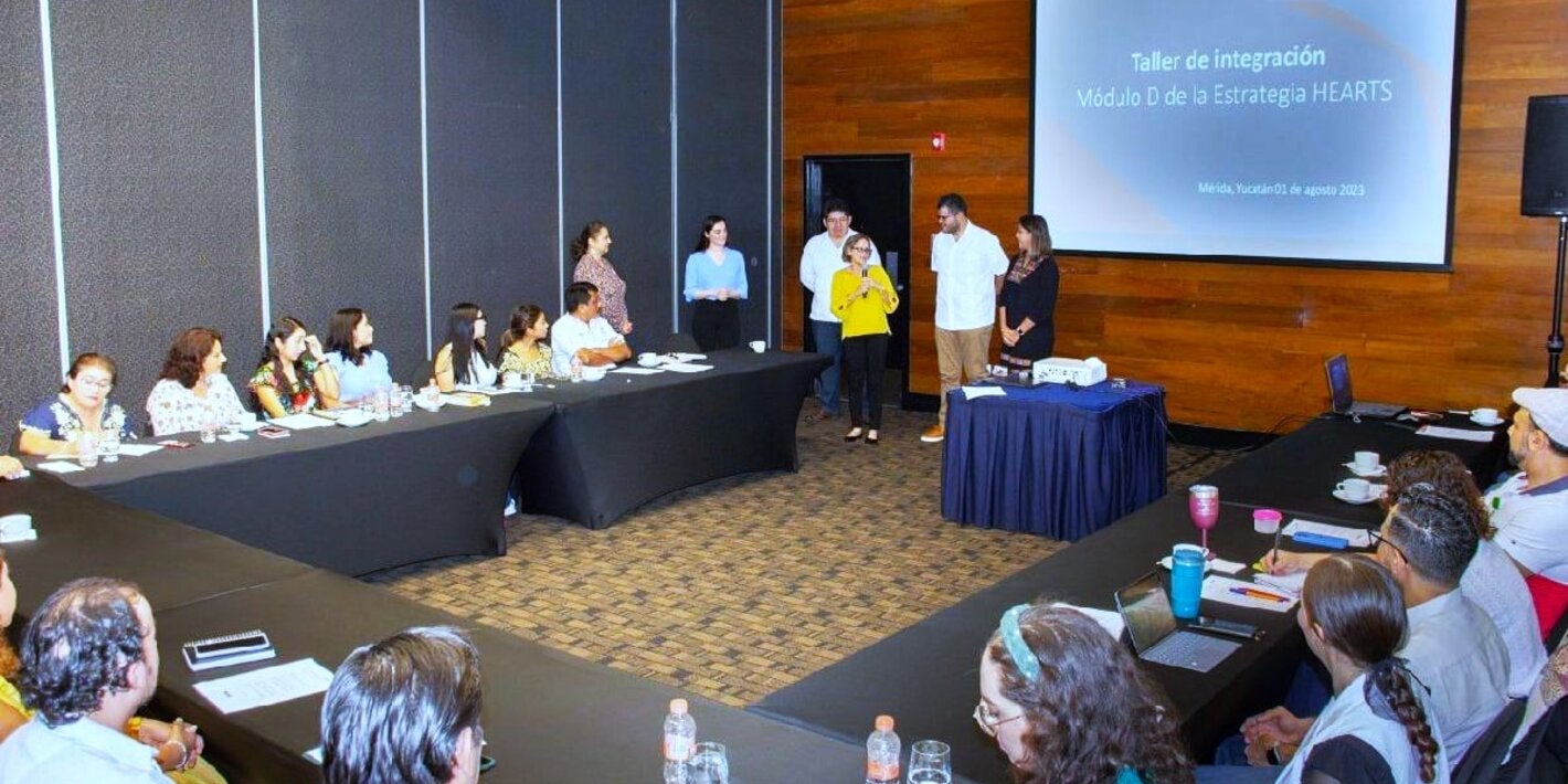 Mensaje de bienvenida 