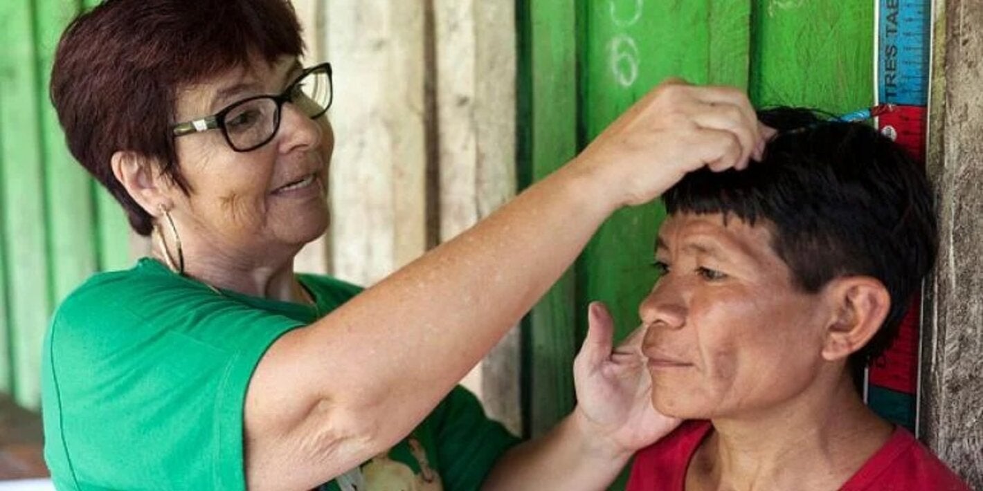 man receiving physical