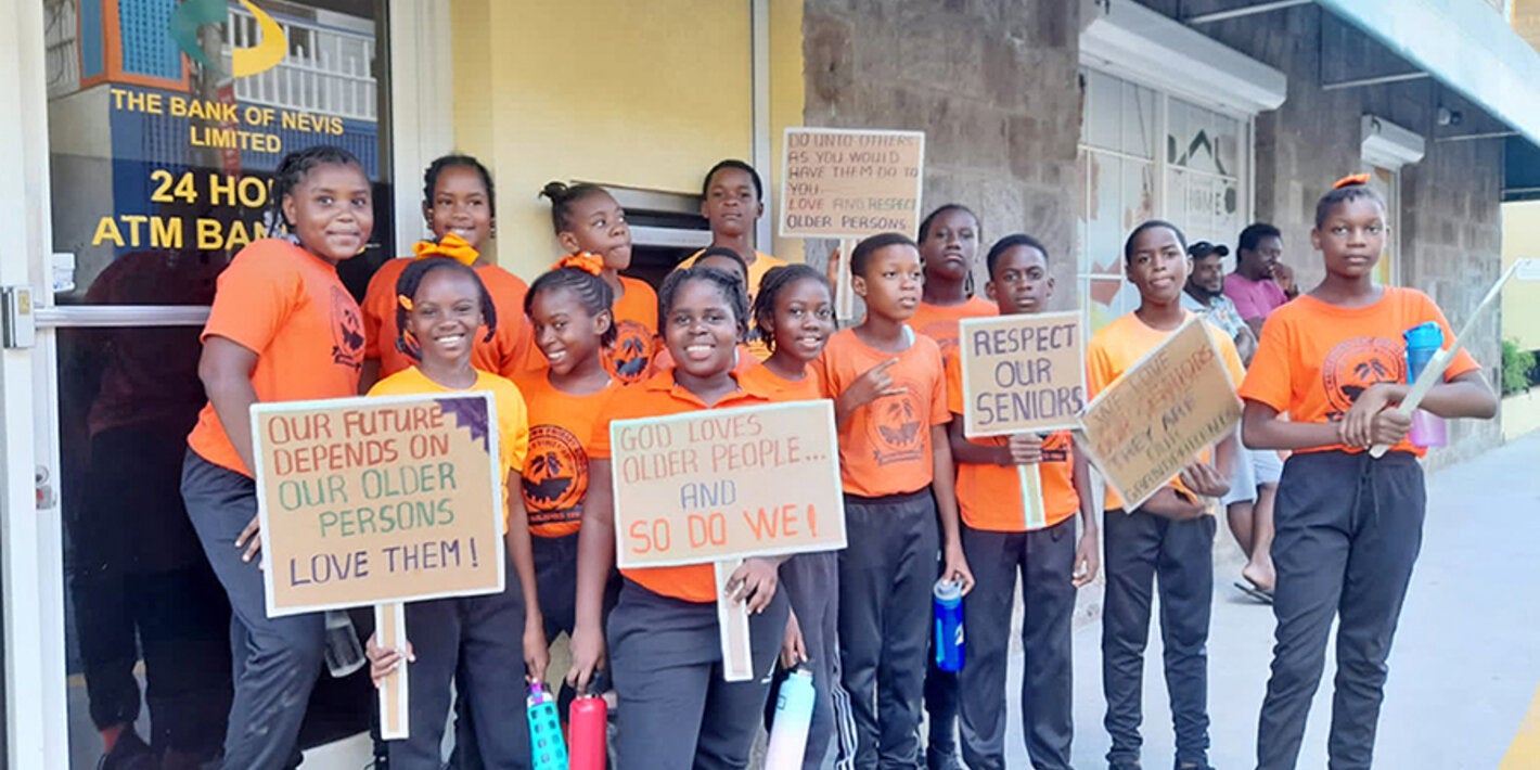 Children in support of elderly