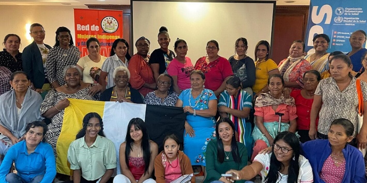 Grupo mujeres indígenas y afrohondureñas