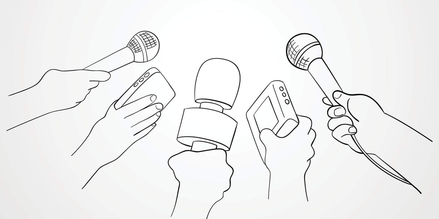 microphones illustration generic