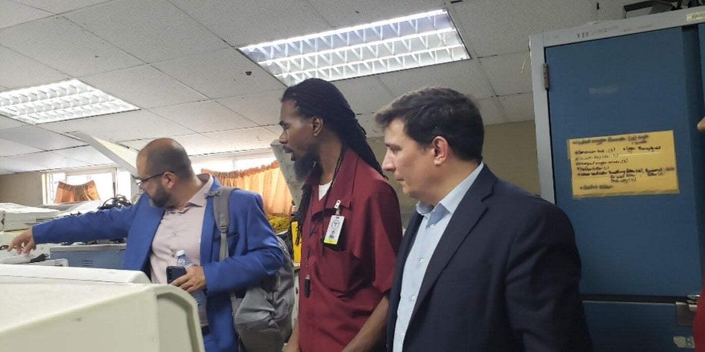 Visit to the Biomedical Engineering Department, Georgetown Public Hospital Corporation Inc