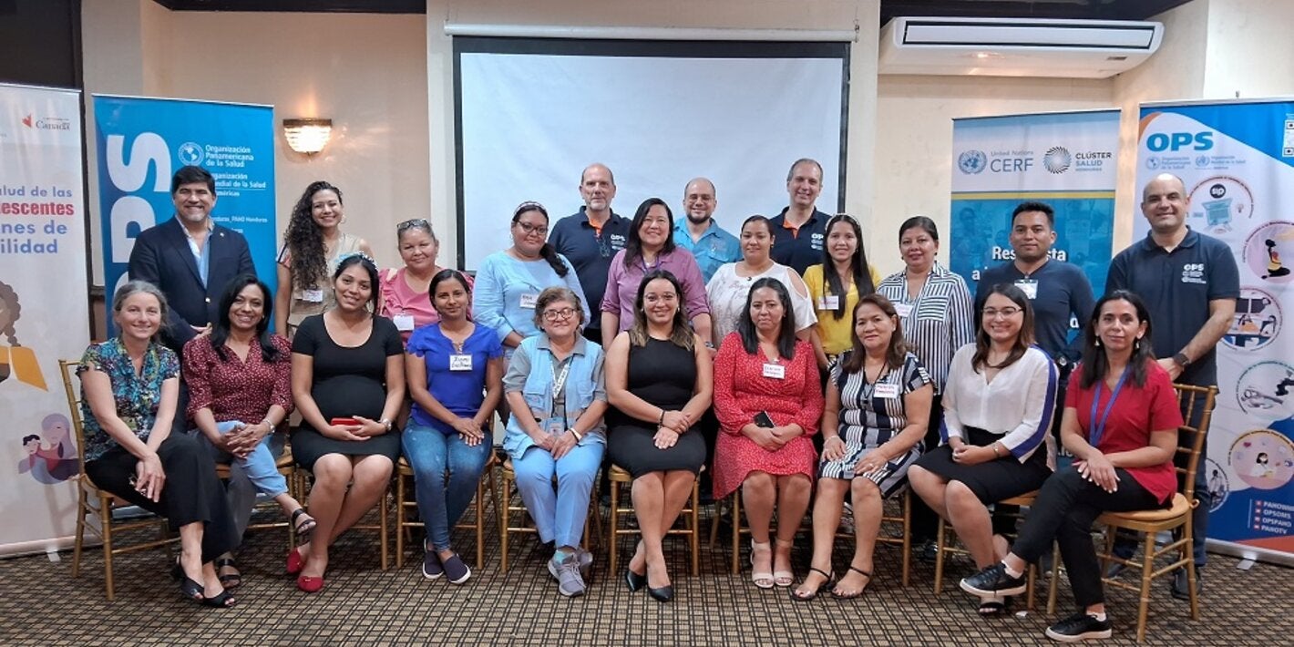 Participantes taller tecnologías en San Pedro Sula, Honduras