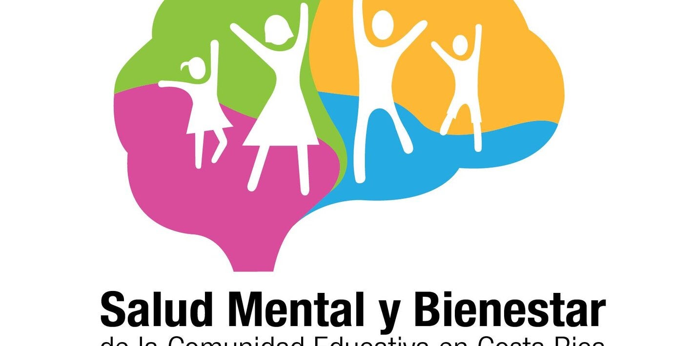 Logotipo del proyecto. Siluetas felices dentro de una figura de cerebro