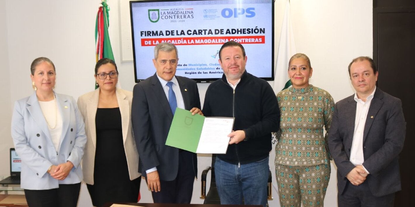 La alcaldía Magdalena Contreras se suma al Movimiento de Municipios y Comunidades Saludables de las Américas de la OPS