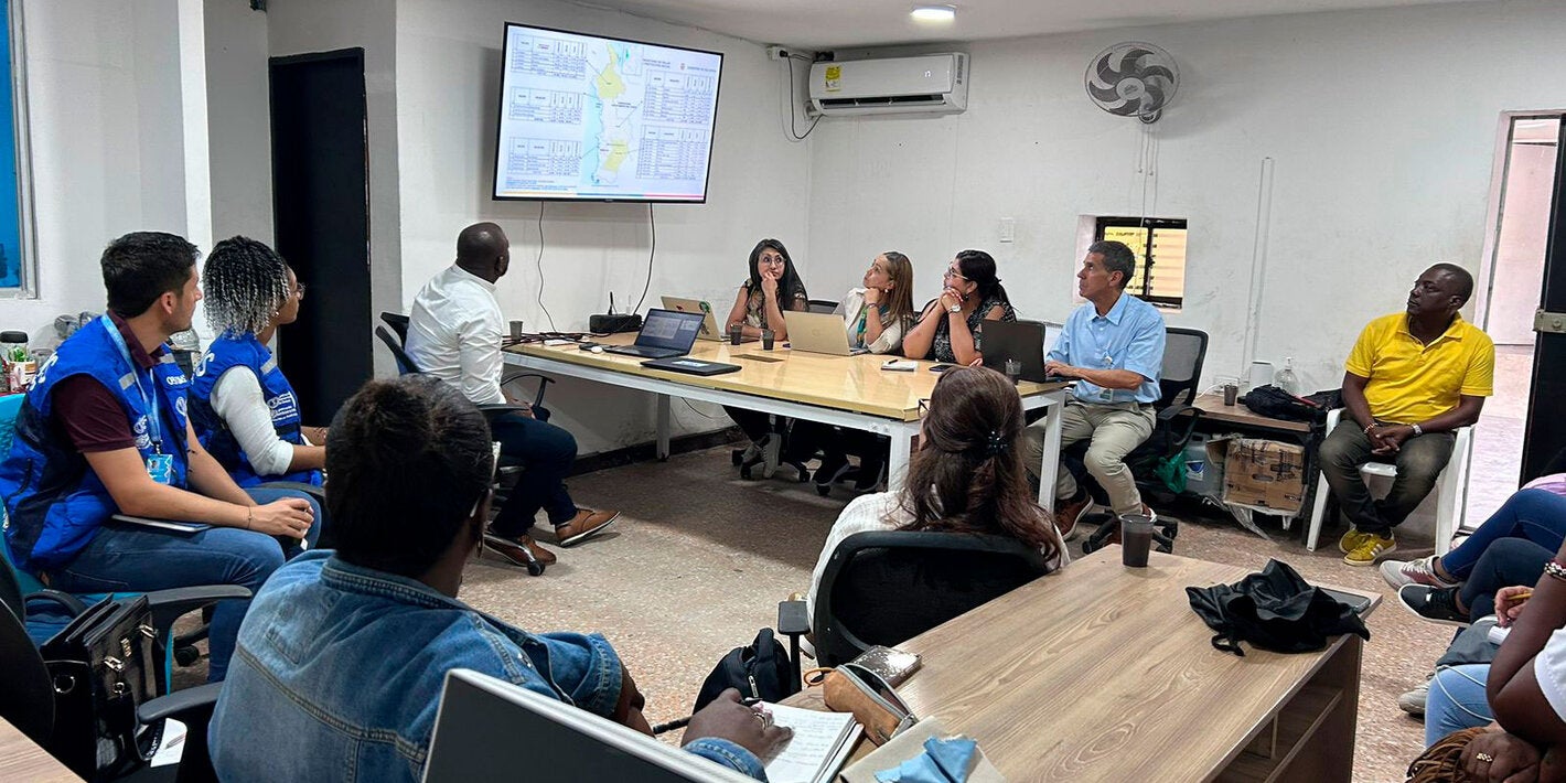 Visita de referencia para la formación THS Chocó
