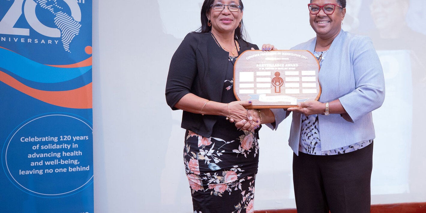 Belize Emerges as Winner of the Caribbean Immunization Surveillance Award