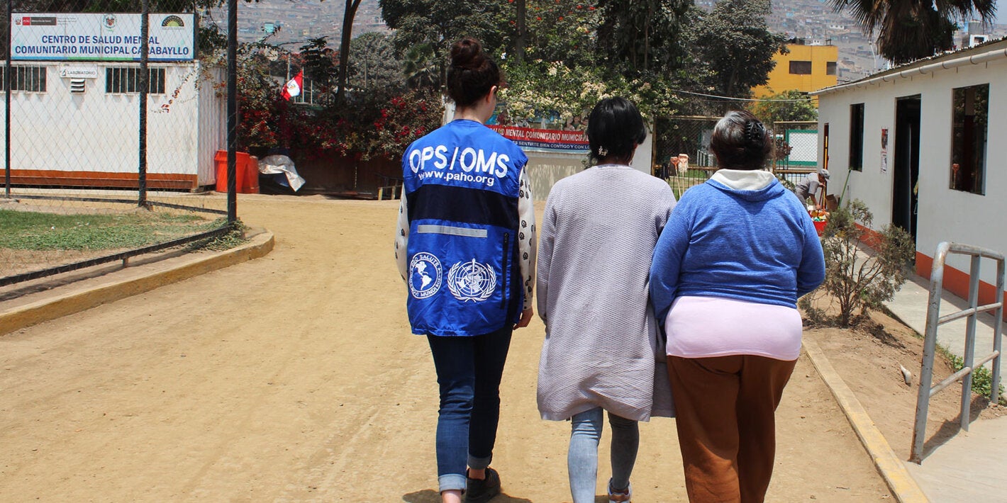 Equipo OPS acompaña a usuarios de servicios de salud mental