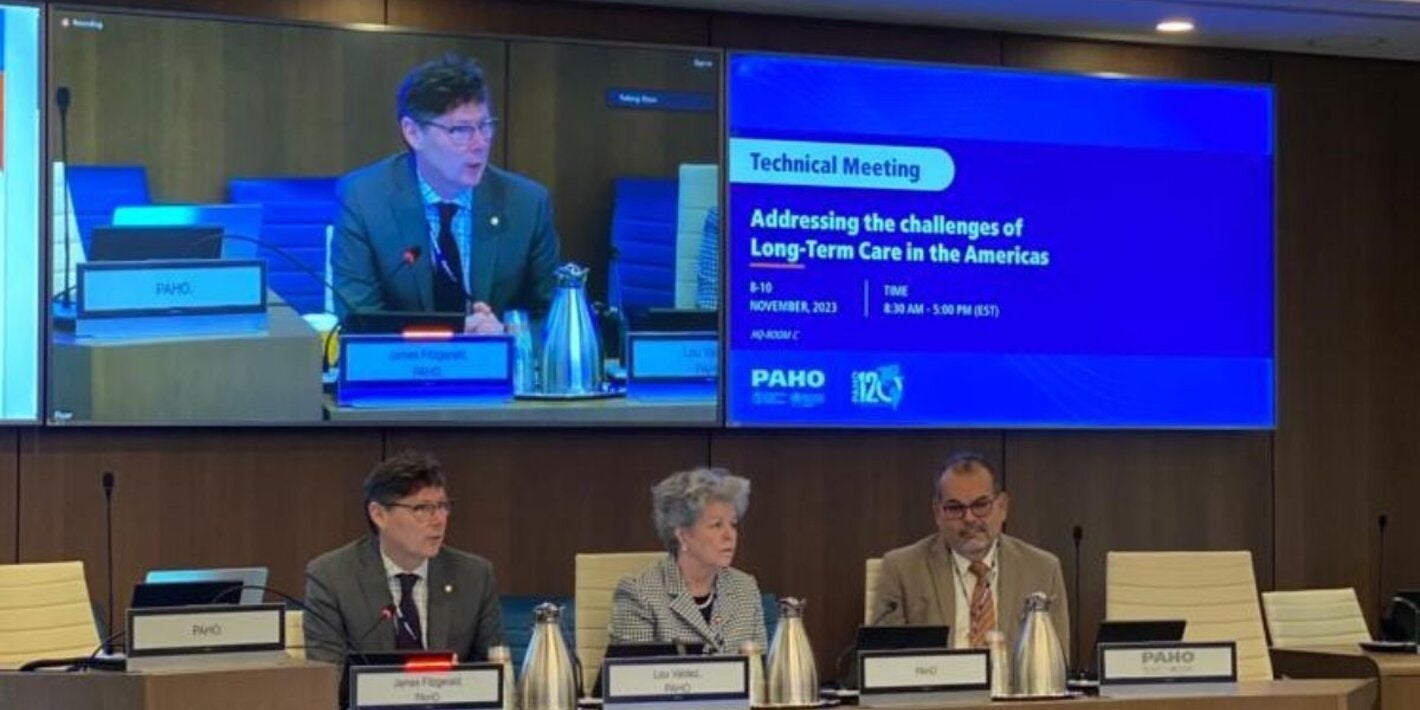 Reunión cuidados a largo plazo