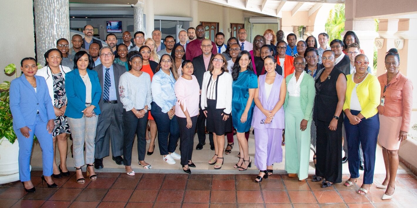 Participants of the Non-Communicable Diseases (NCDs) and Law with the Caribbean Public Health Law Forum meeting held in Barbados