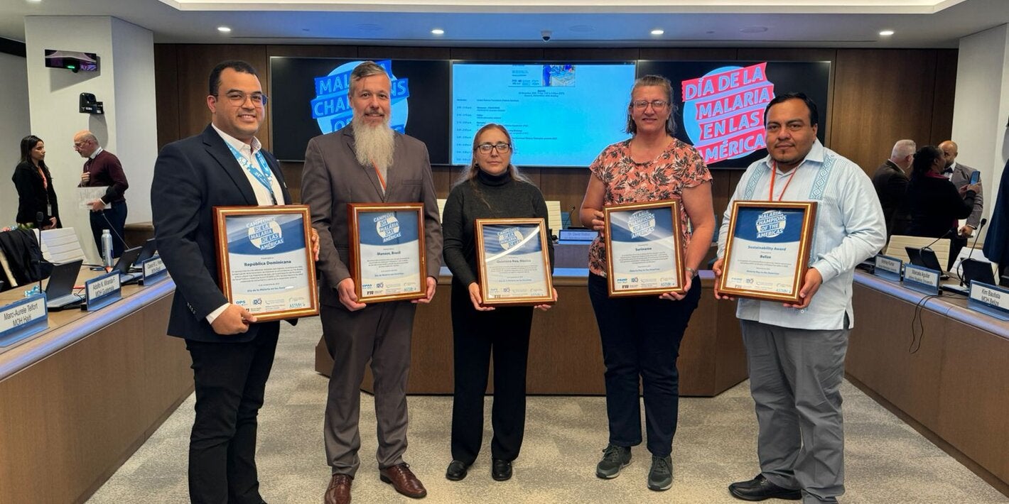 La OPS premia a la República Dominicana “Campeona de Las Américas” por lucha contra la malaria