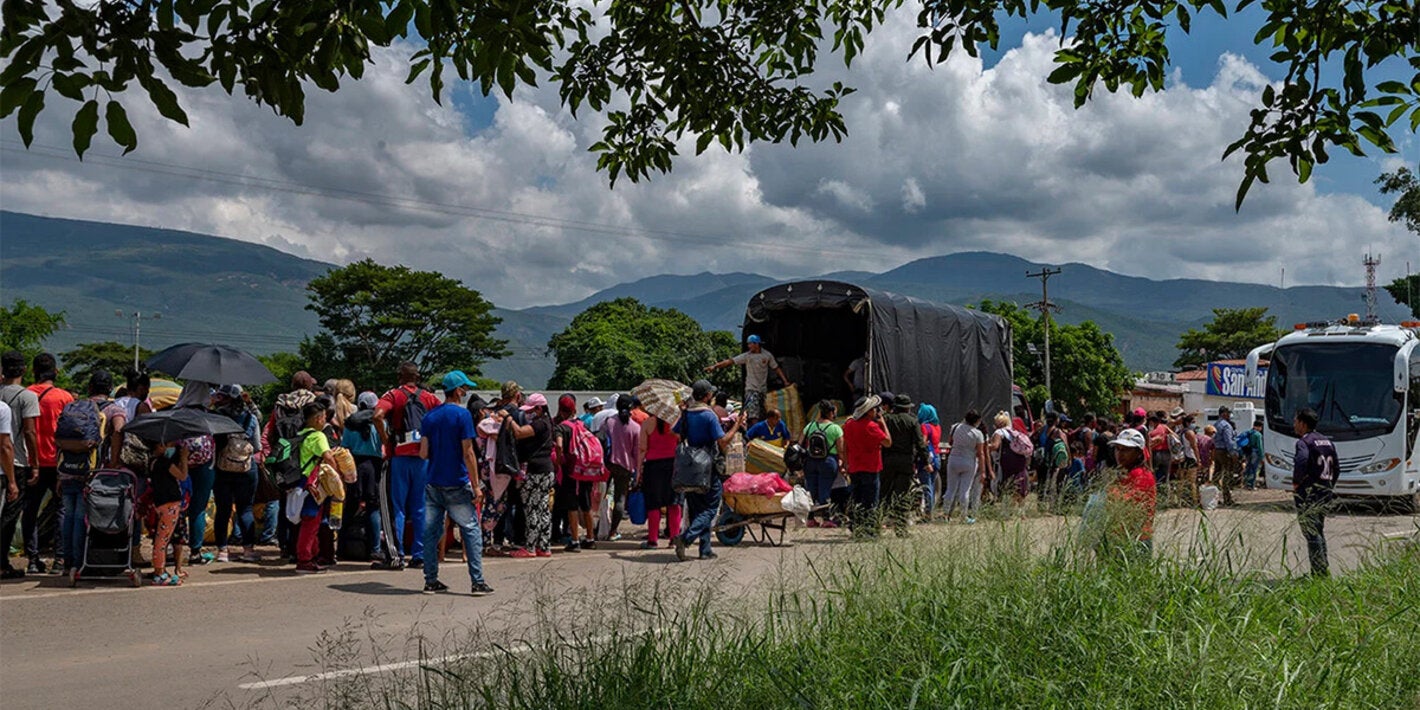 migrantes en colombia