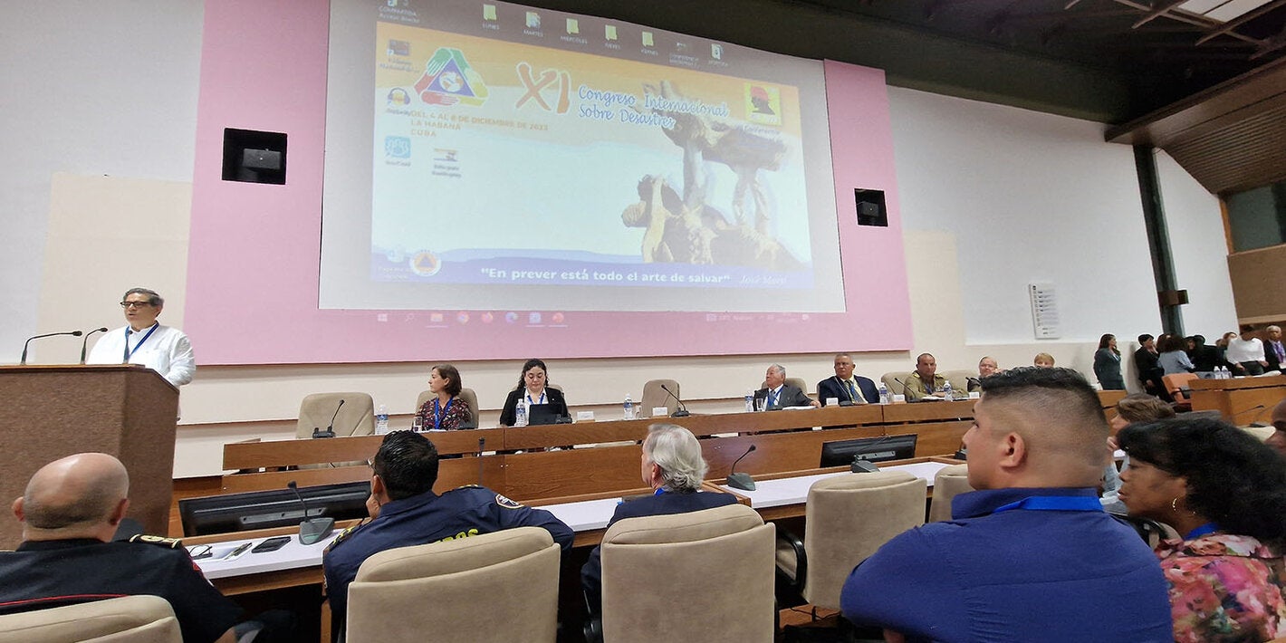 Inauguración XI Congreso Internacional de Desastres