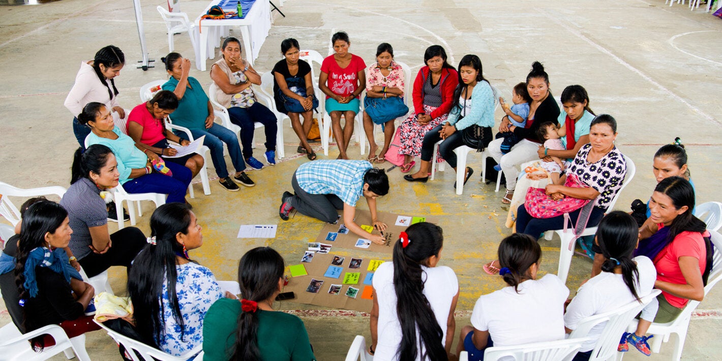 Promotoras de salud, técnicos de atención primaria, y equipos de salud del distrito de Taisha