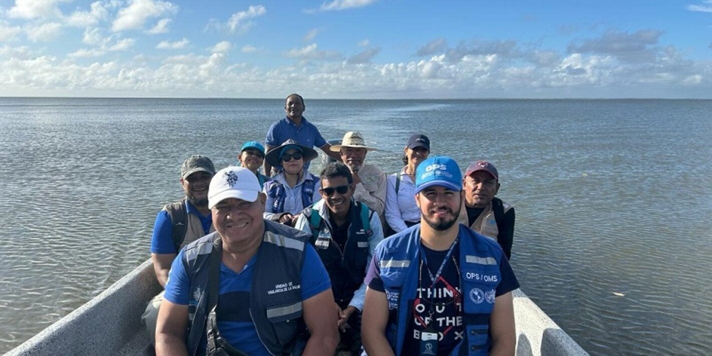 Personal de la OPS y SESAL se desplazan a comunidades para la investigación de brotes de la malaria