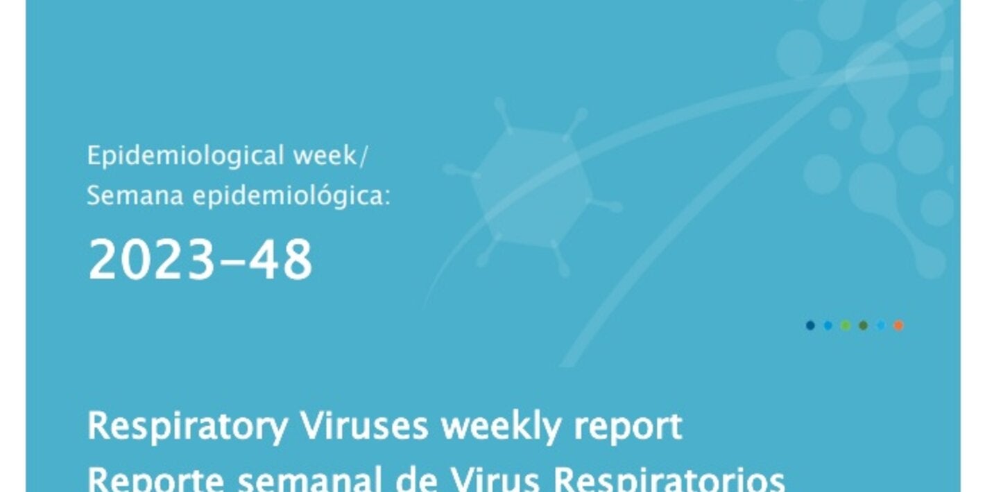 Portada Informe Virus Respiratorios 8 diciembre 2023