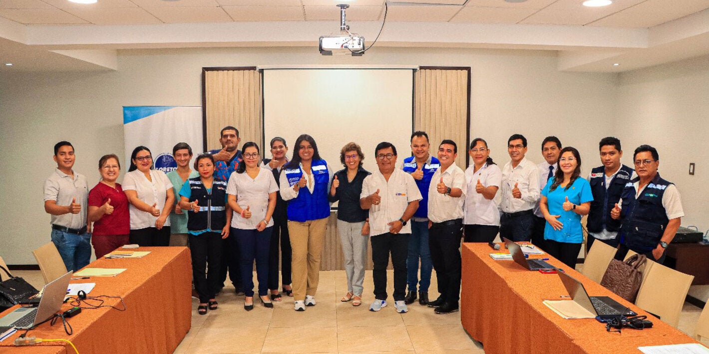 PAHO and the Regional Health Management of Loreto committed to the elimination of trachoma
