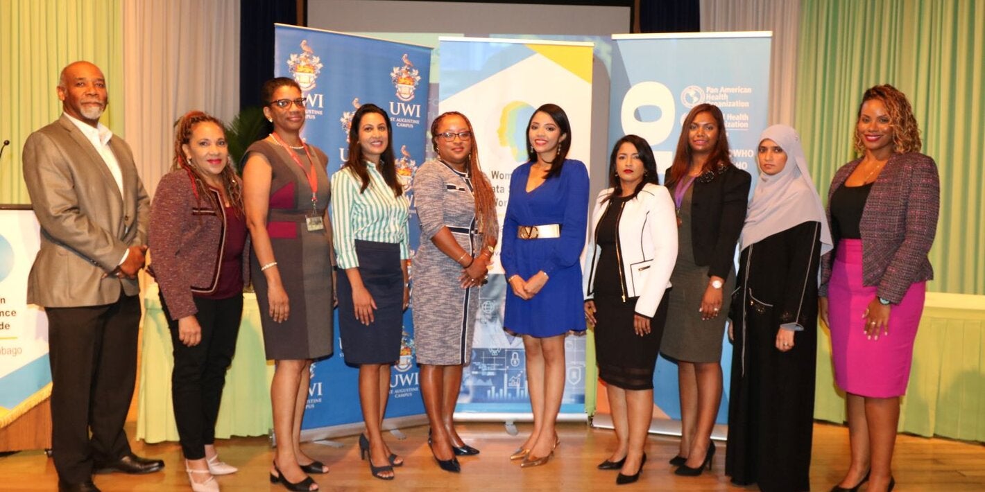 Featured speakers and panelists at the forum at the Empowering Women to Harness the Power of Data: Inspiring Inclusion