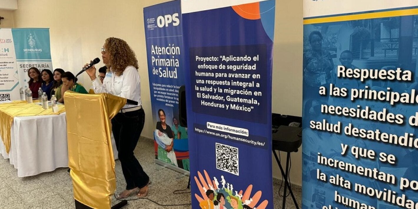 Representante Honduras se dirige a los ESFAM en Danlí