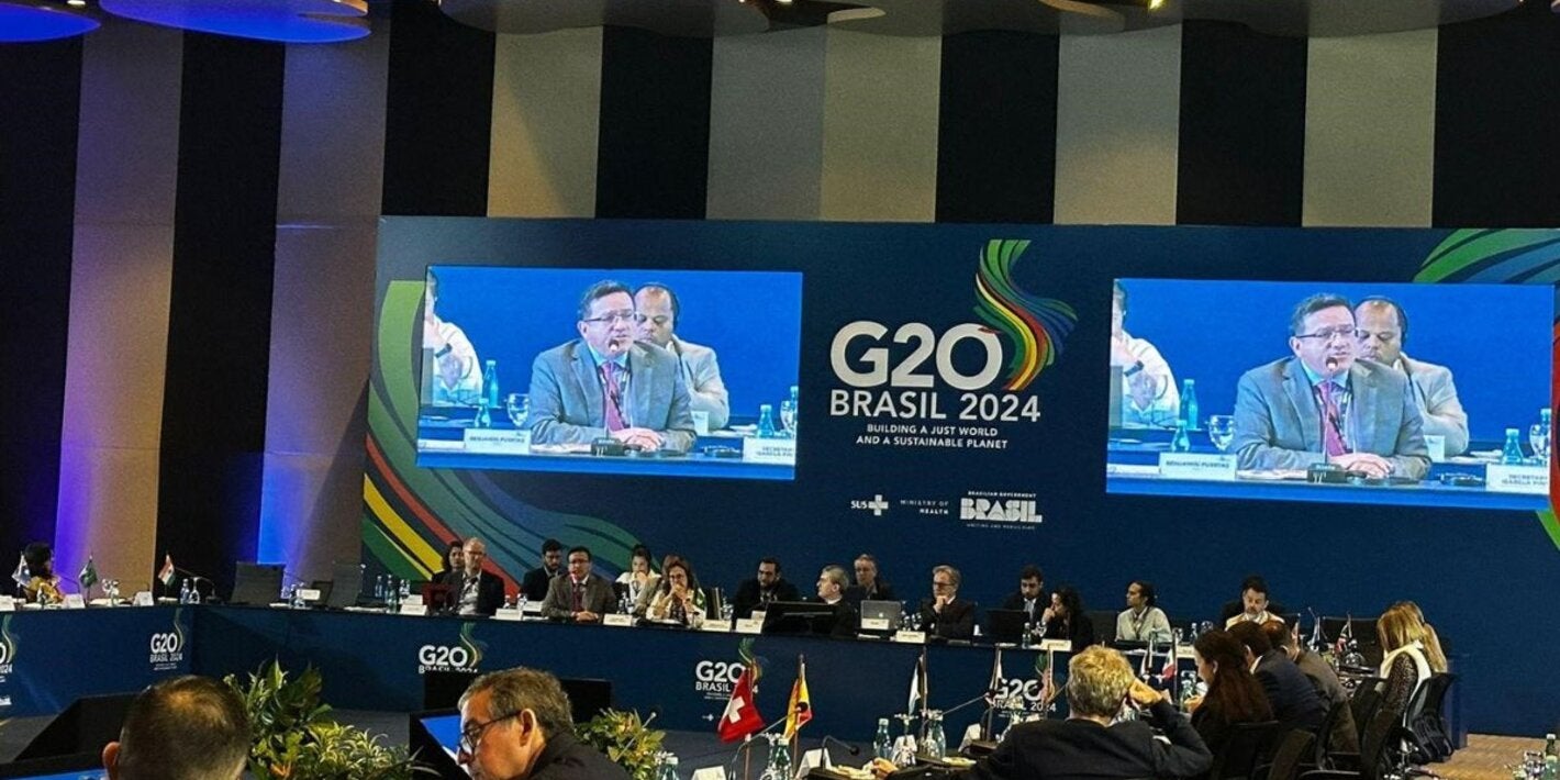 PAHO at G20 in Brazil