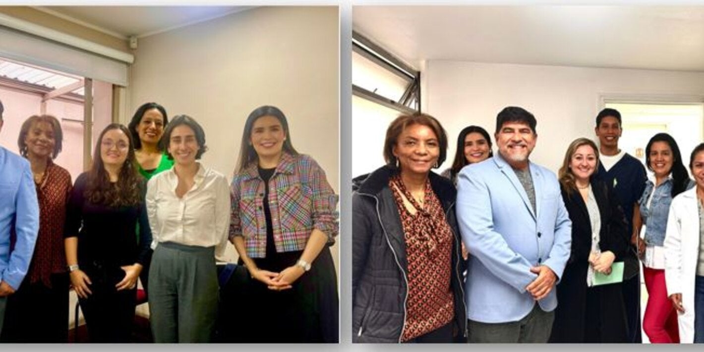 fotos grupales en los dos centros de salud