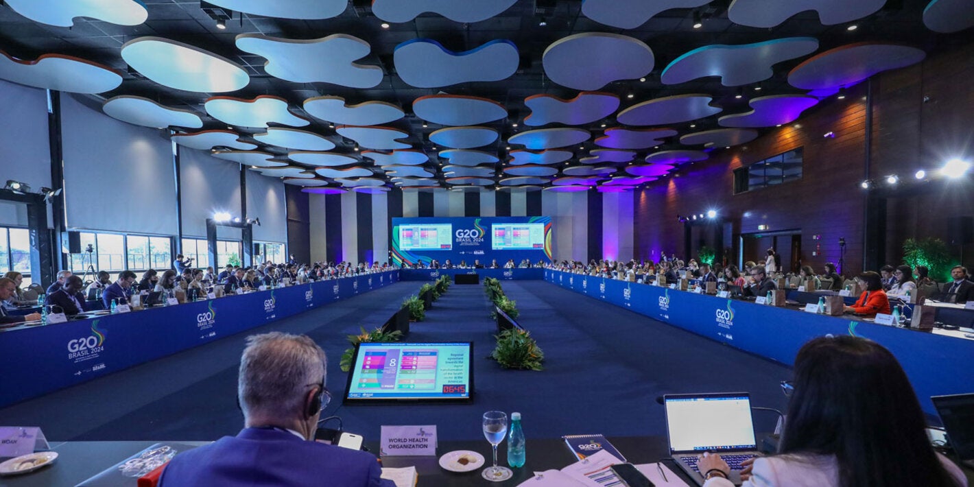 OPS participa en reunión de la G20 en Brasil