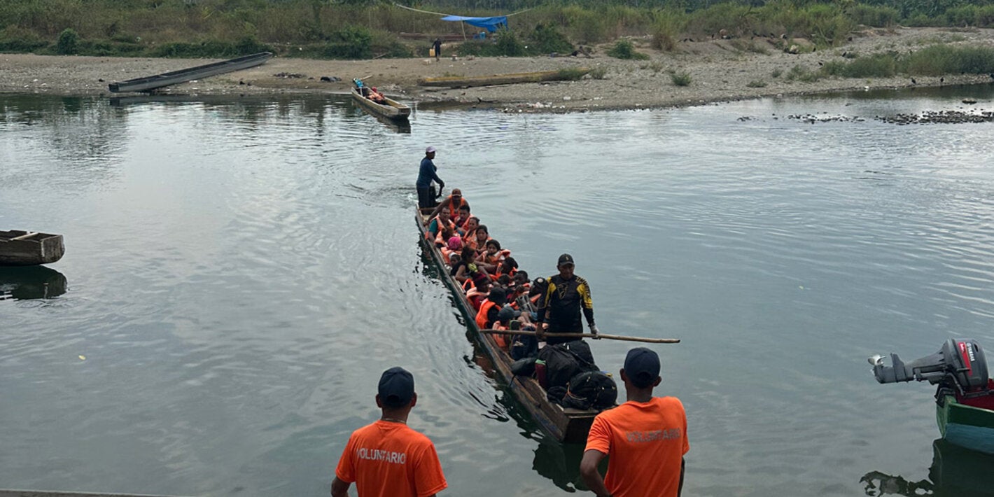 Migración por el tapón del Darién