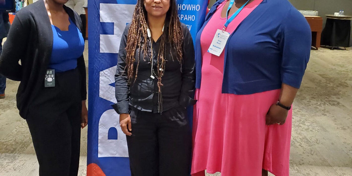 The Bahamian delegation at SARInet's 10th Anniversary.