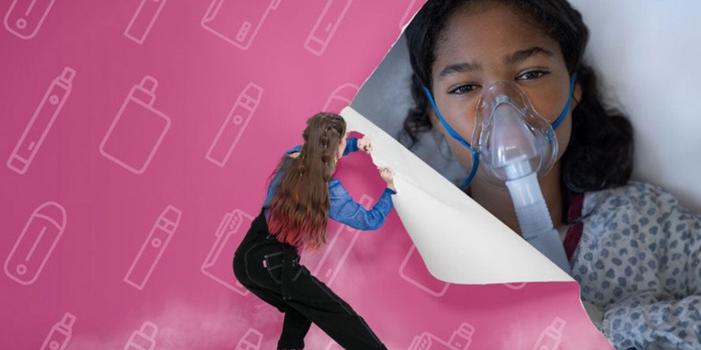 Child with oxygen mask