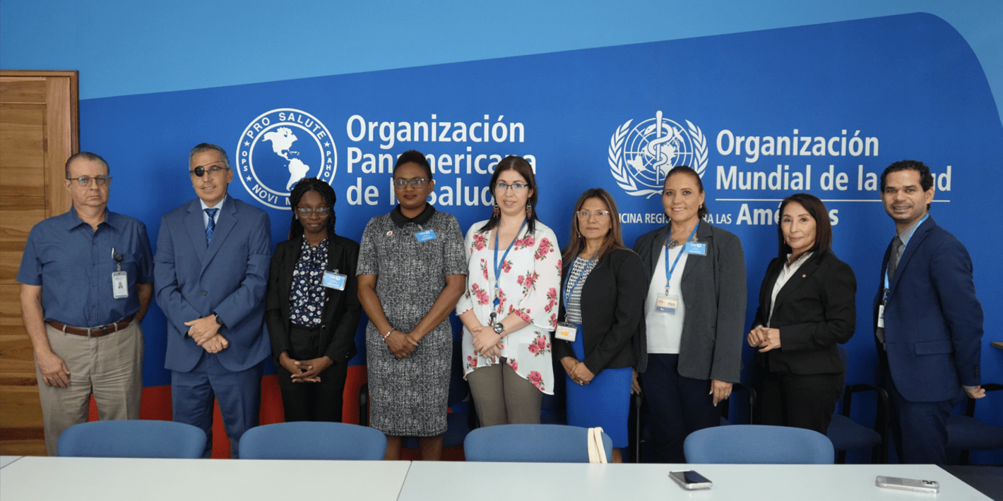 Miembros de los Comités Nacionales de Codex de Costa Rica y Guyana, así como de OPS y Panaftosa