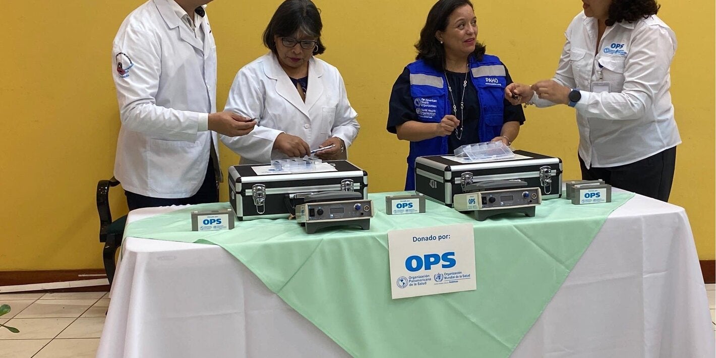 Donación de equipos de termoterapia para tratamiento de leishmaniasis cutánea 