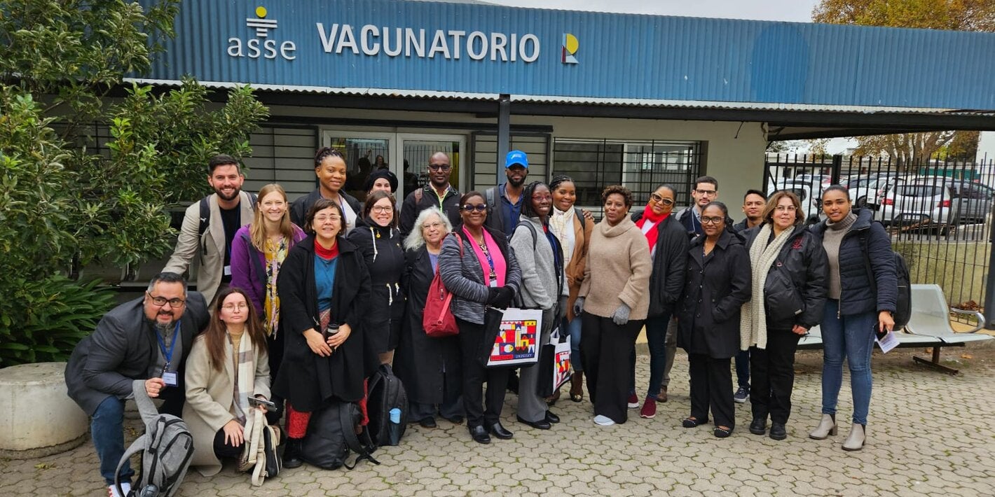 Visit to a vaccination center