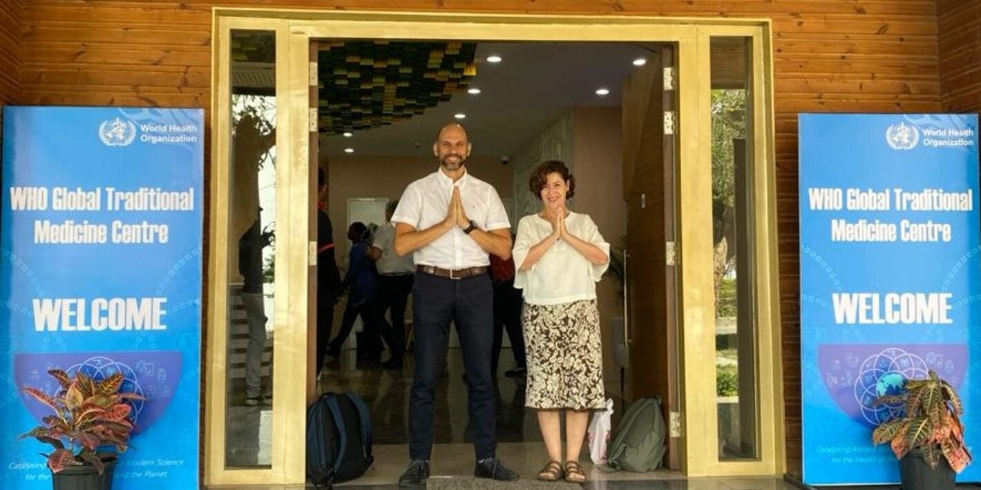 A equipe da BIREME chega a Jamnagar para a segunda parte da missão da OMS na Índia em março de 2024.