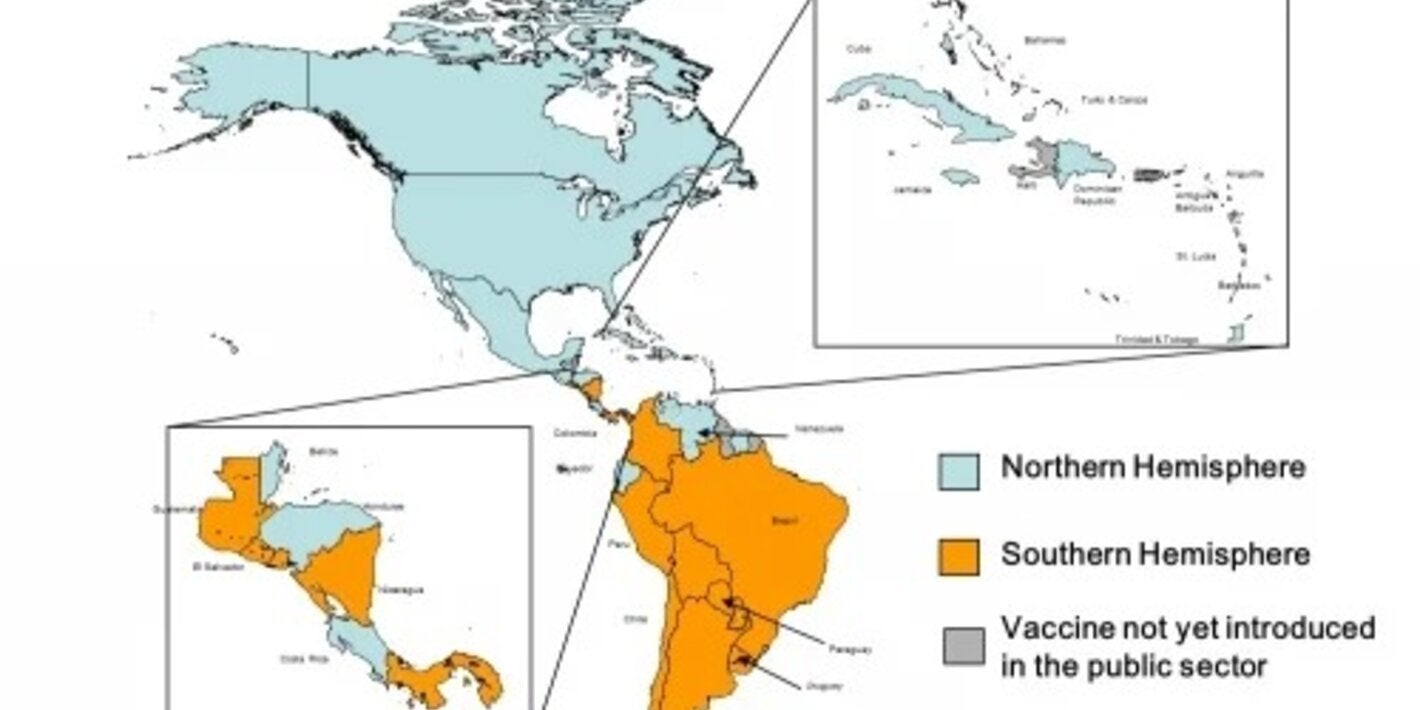 seasonal flu map 2011