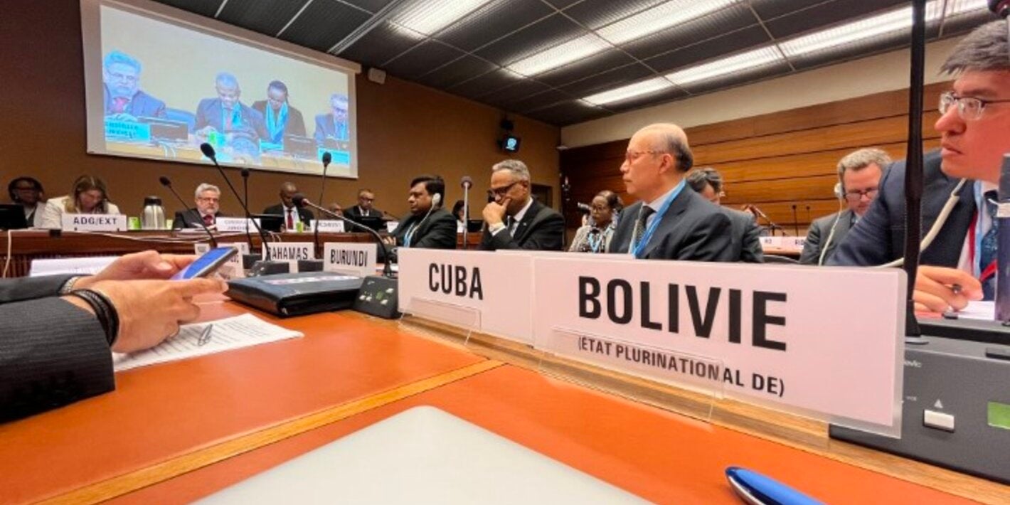 Bolivia en la asamblea mundial de la salud
