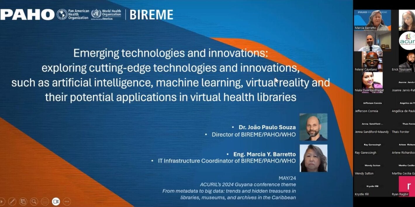 Conferência BIREME ACURIL 2024 