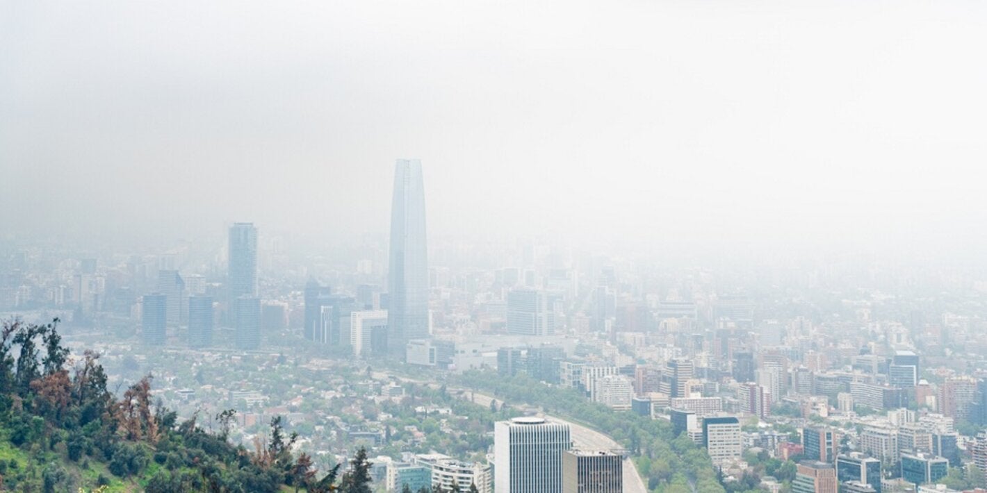 Pollution in Santiago de Chile