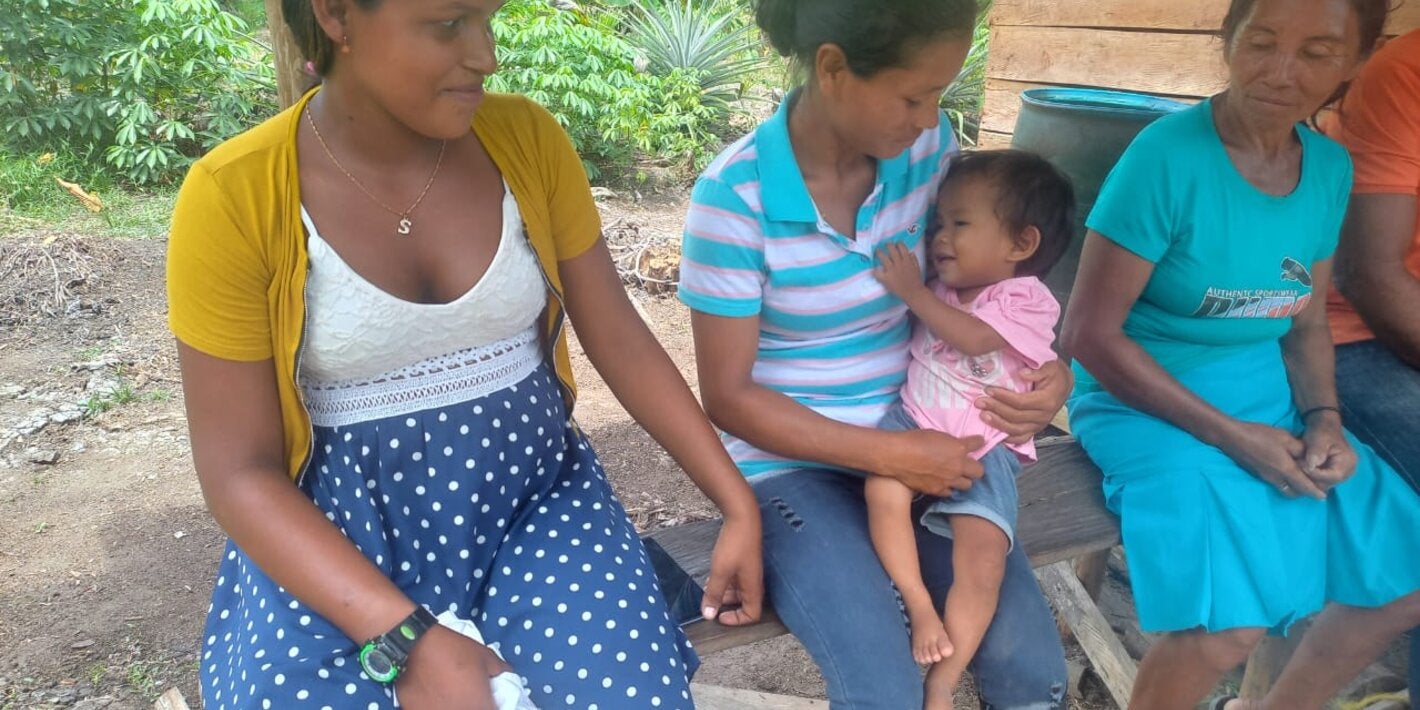 Pic 1: Community members of White Water and Gaza Landing in Region 1, Mabaruma and surrounding areas Guyana.