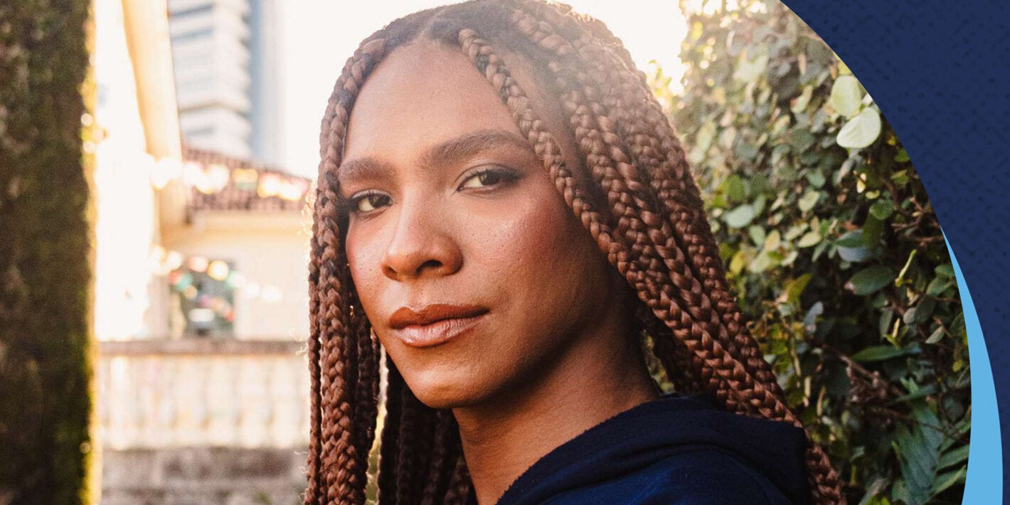 Closeup shot of woman of African descent