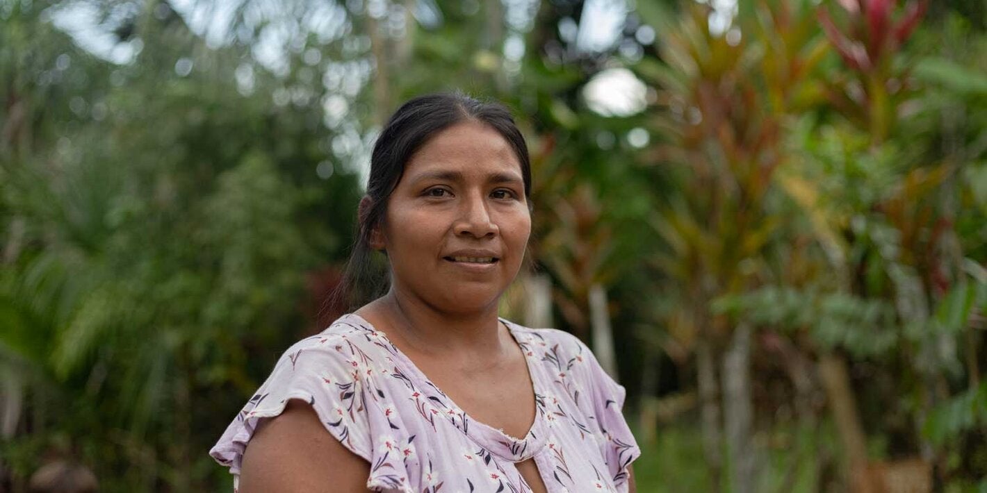 Mujer de la selva del Perú