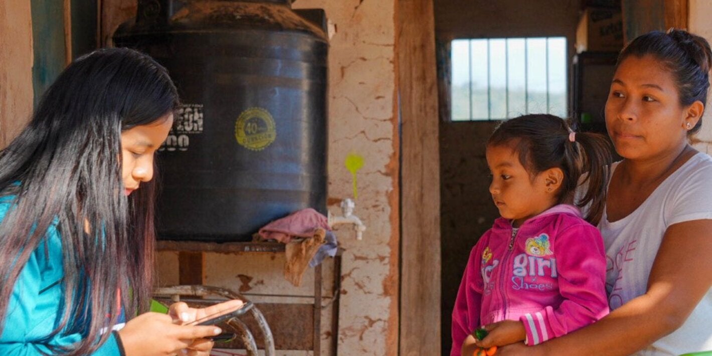 encuesta a familias Camiri