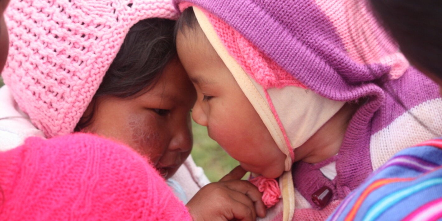 OPS/OMS || Infantes de la sierra del Perú. Archivo OPS 