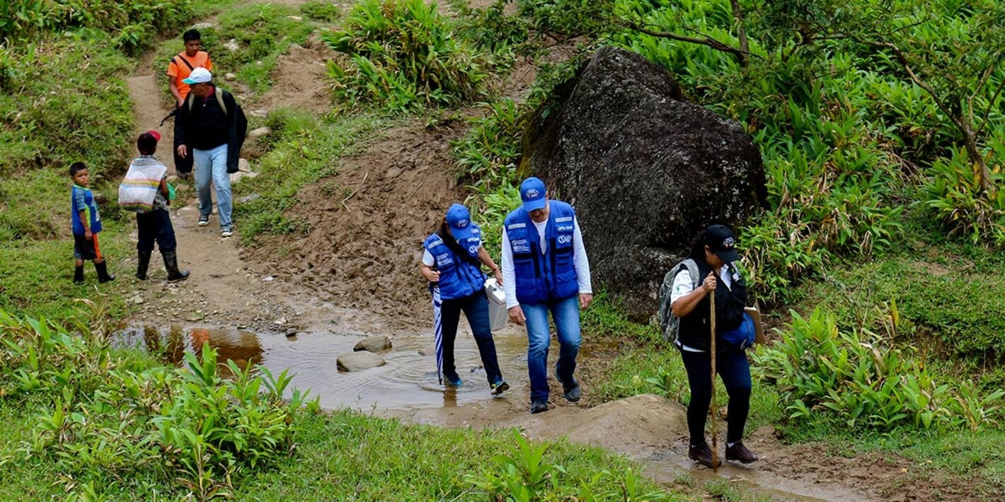 paho staff in the field