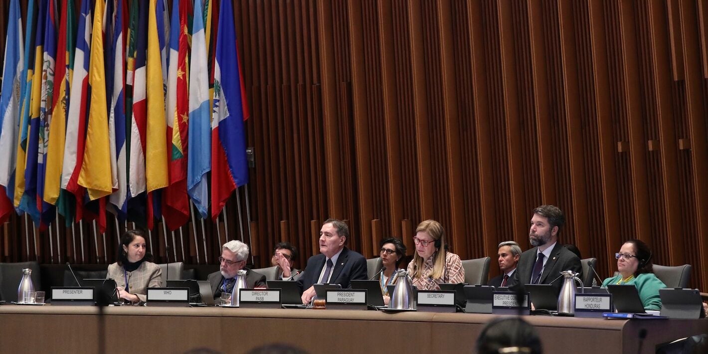 PAHO Member Countries Approve Development of New Regional Policy to Expand Equitable Access to High-Priced Technologies