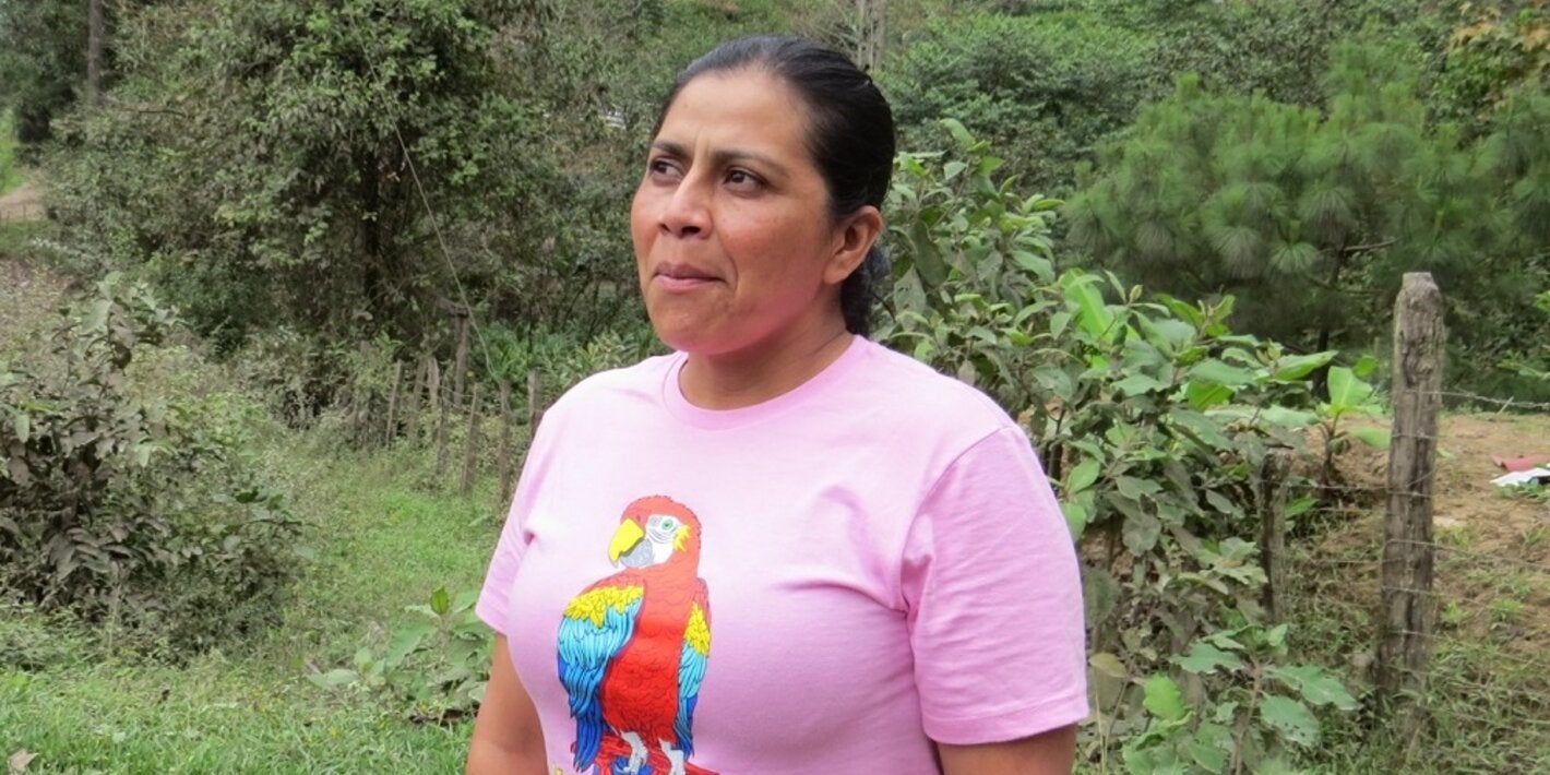Juana Arriaga, lideresa de Yamaranguila