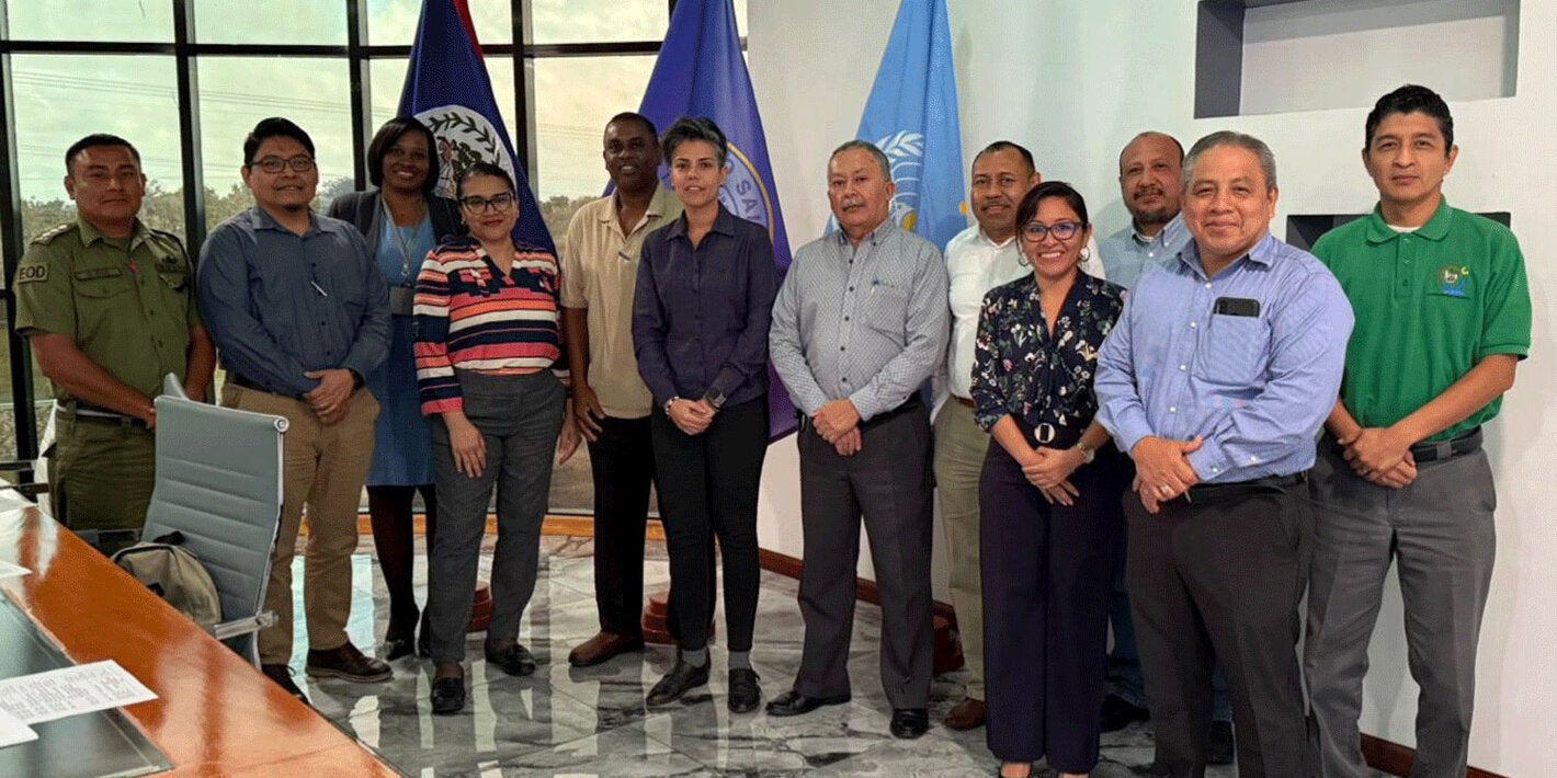 Key stakeholders at the E-Spar Workshop in Belize.