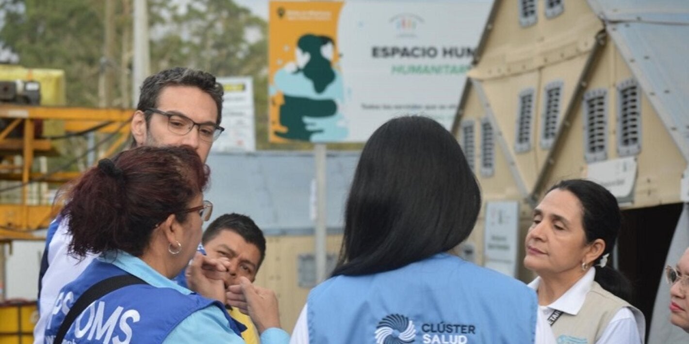 Equipo de OPS supervisa en campo resultados del proyecto CERF